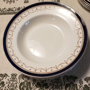 One Alfred Meakin Swag Bleu De Roi 9 3/4 " Bowl England Vintage